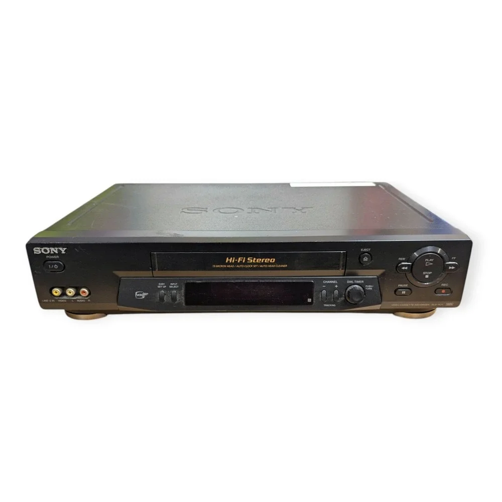 Sony SLV-N71 VCR Video Cassette Recorder Hi-Fi Stereo 4-Head Black